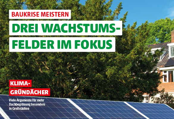 Photovoltaik-Anlage auf dem Dach einses Hauses vor einem grünen Baum | Downloads | Bauzentrum Zillinger