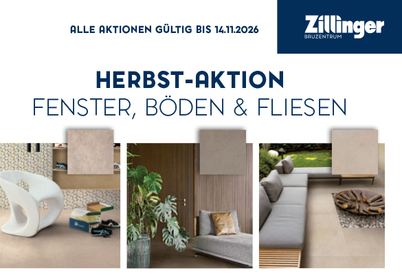 Zillinger Herbst-Aktionen 2026